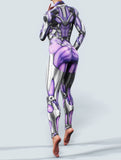 Cyborg Purple Bodysuit-unitard-bootysculpted