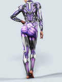 Cyborg Purple Bodysuit-unitard-bootysculpted