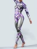 Cyborg Purple Bodysuit-unitard-bootysculpted