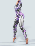 Cyborg Purple Bodysuit-unitard-bootysculpted