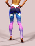 Dali Sea Tights-High waisted leggings-bootysculpted