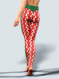 Double Xmas Tree Tights-High waisted leggings-bootysculpted