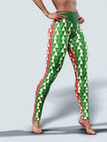 Double Xmas Tree Tights-High waisted leggings-bootysculpted
