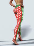 Double Xmas Tree Tights-High waisted leggings-bootysculpted
