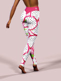 Dragon Fruit Leggings-High waisted leggings-bootysculpted