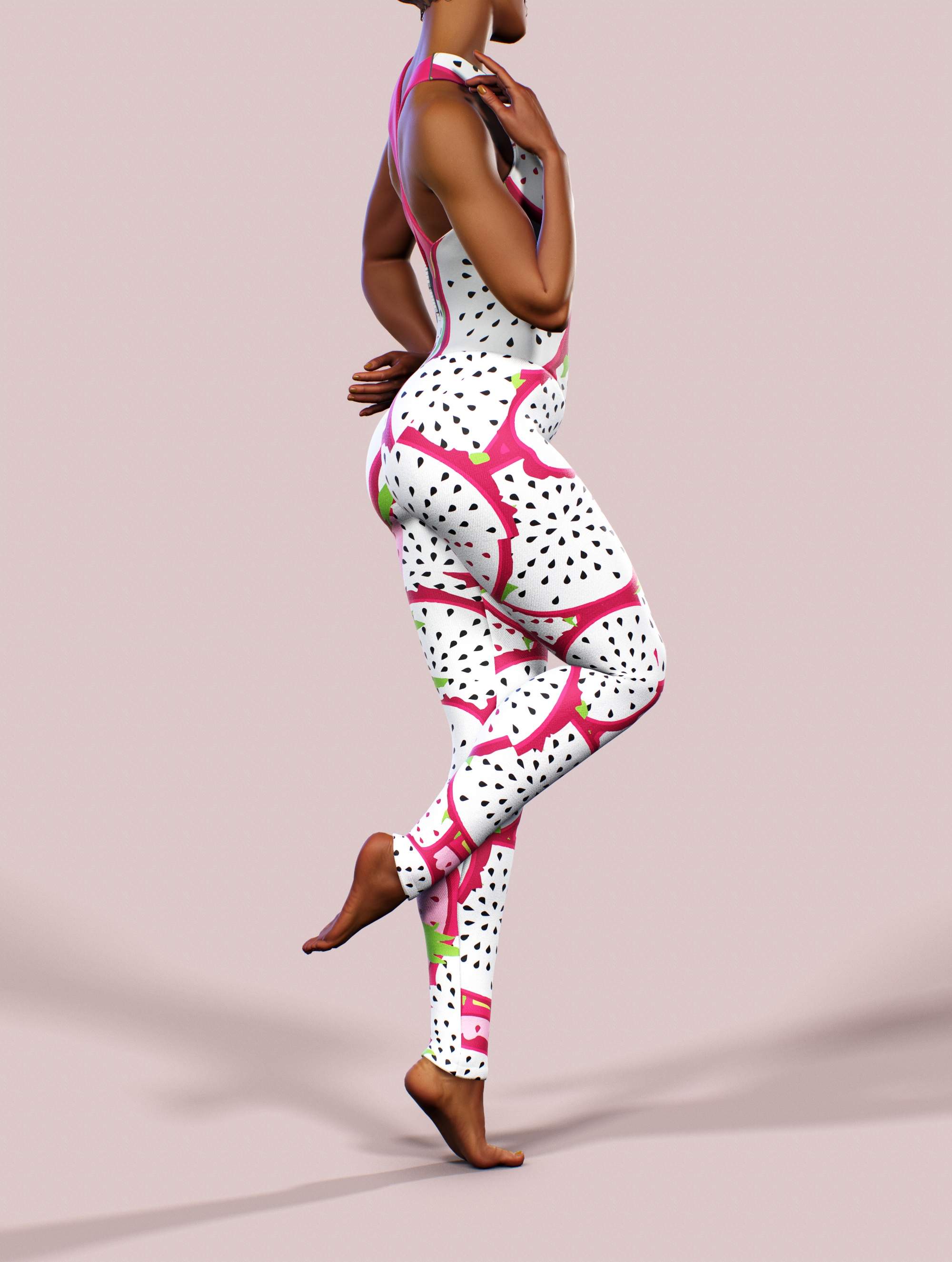 Dragon Fruit Workout Bodysuit-unitard-bootysculpted