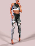 Dragonfly Forest Sports Bra-Sports bra-bootysculpted