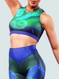 Electric Octopus Sports Bra-Sports bra-bootysculpted