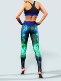 Electric Octopus Yoga Pants-High waisted leggings-bootysculpted