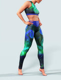 Electric Octopus Yoga Pants-High waisted leggings-bootysculpted