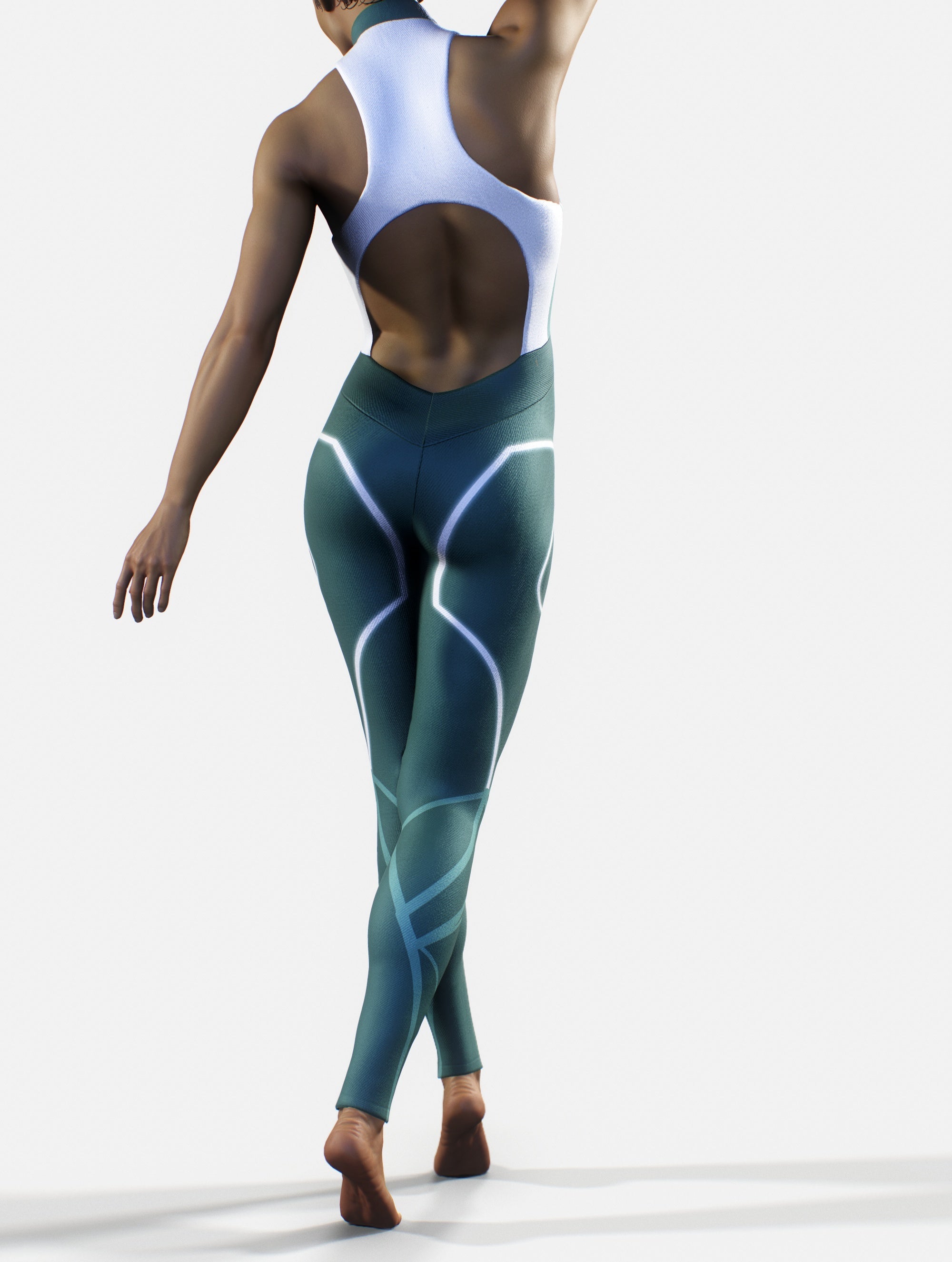 Emerald Waist-Shaper Suit-unitard-bootysculpted