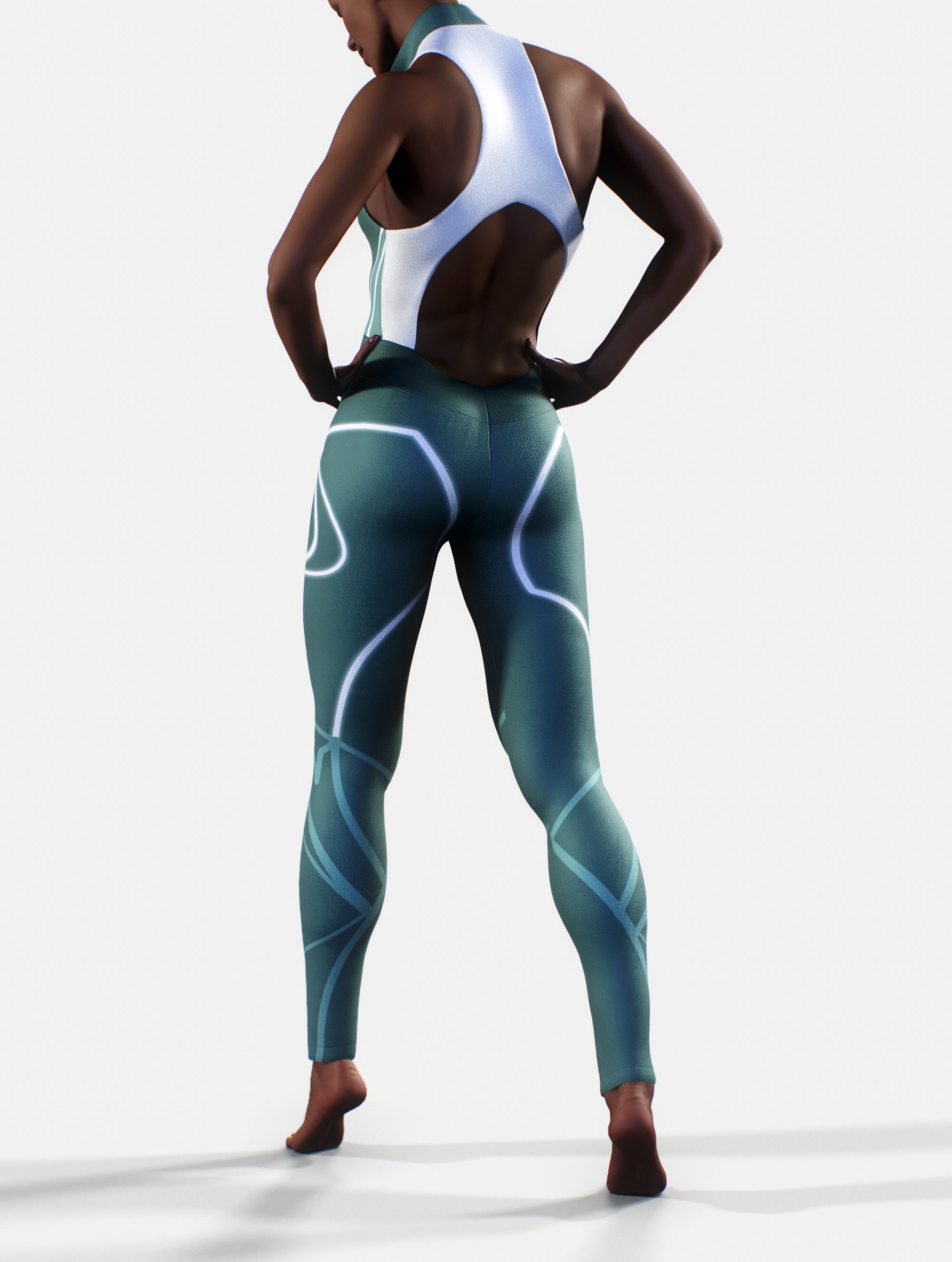 Emerald Waist-Shaper Suit-unitard-bootysculpted