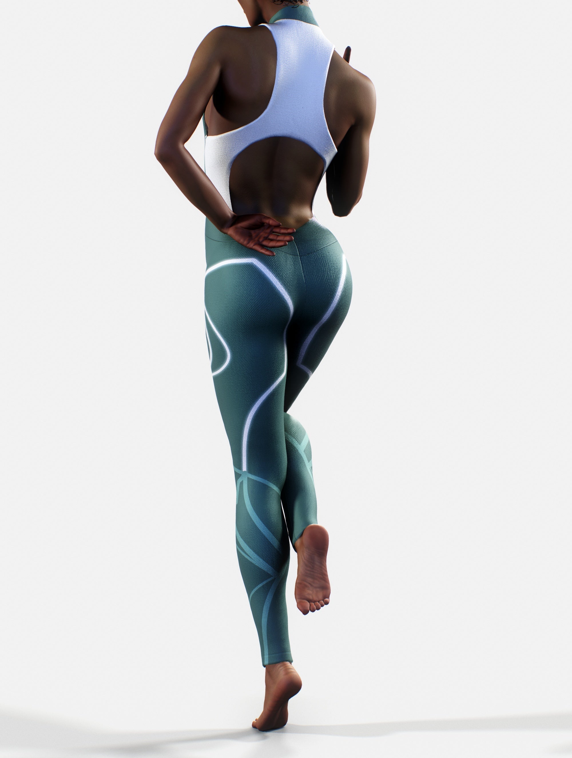 Emerald Waist-Shaper Suit-unitard-bootysculpted