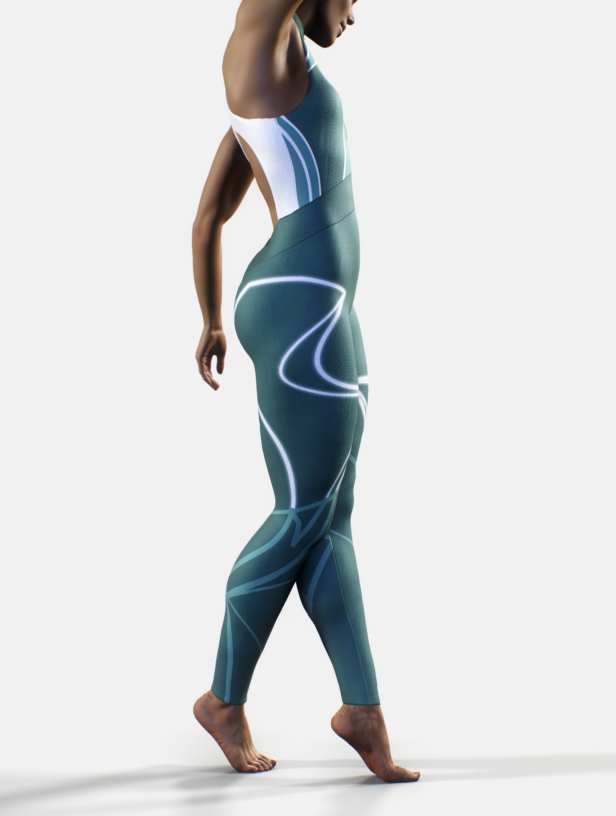 Emerald Waist-Shaper Suit-unitard-bootysculpted