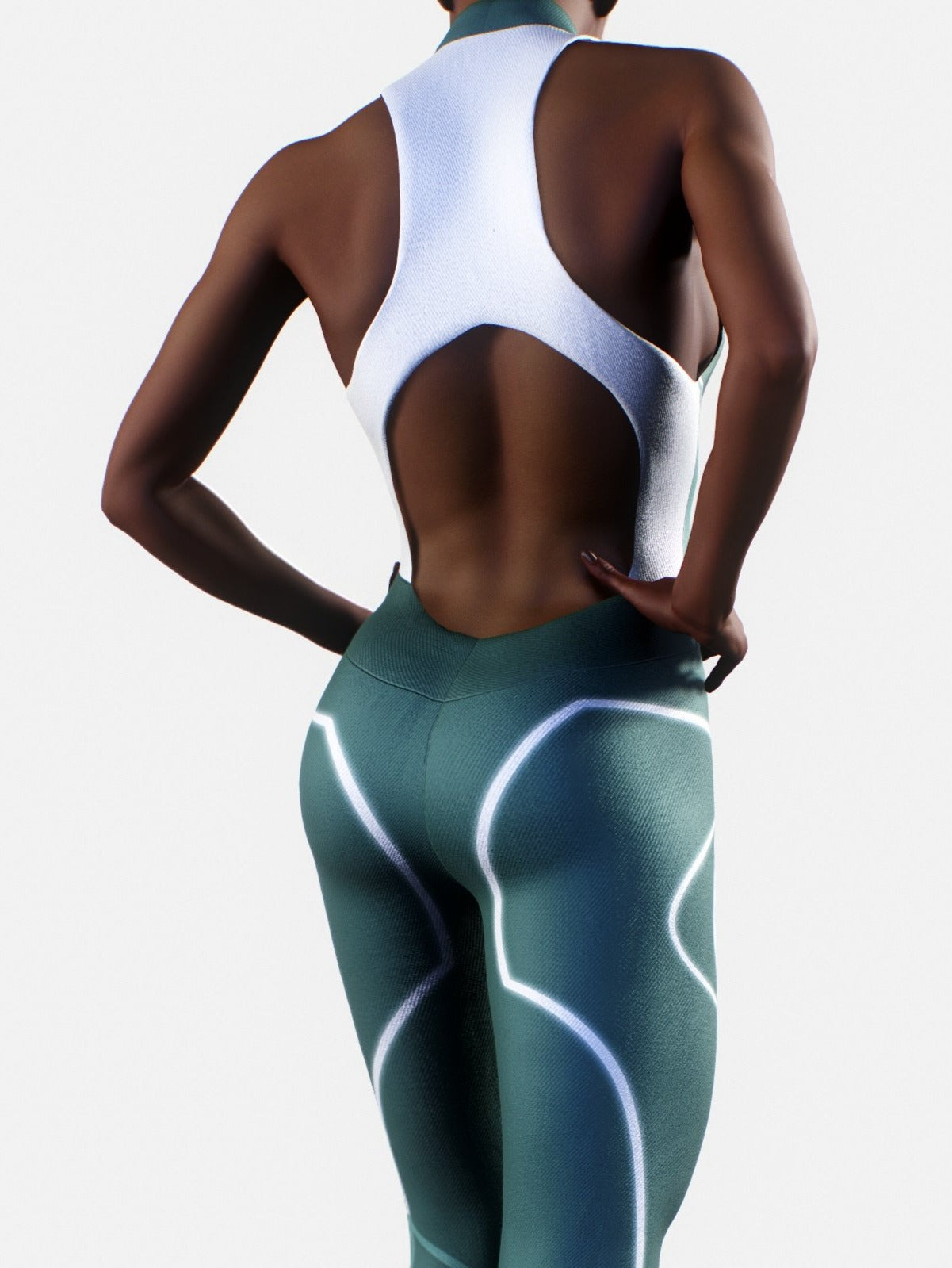 Emerald Waist-Shaper Suit-unitard-bootysculpted