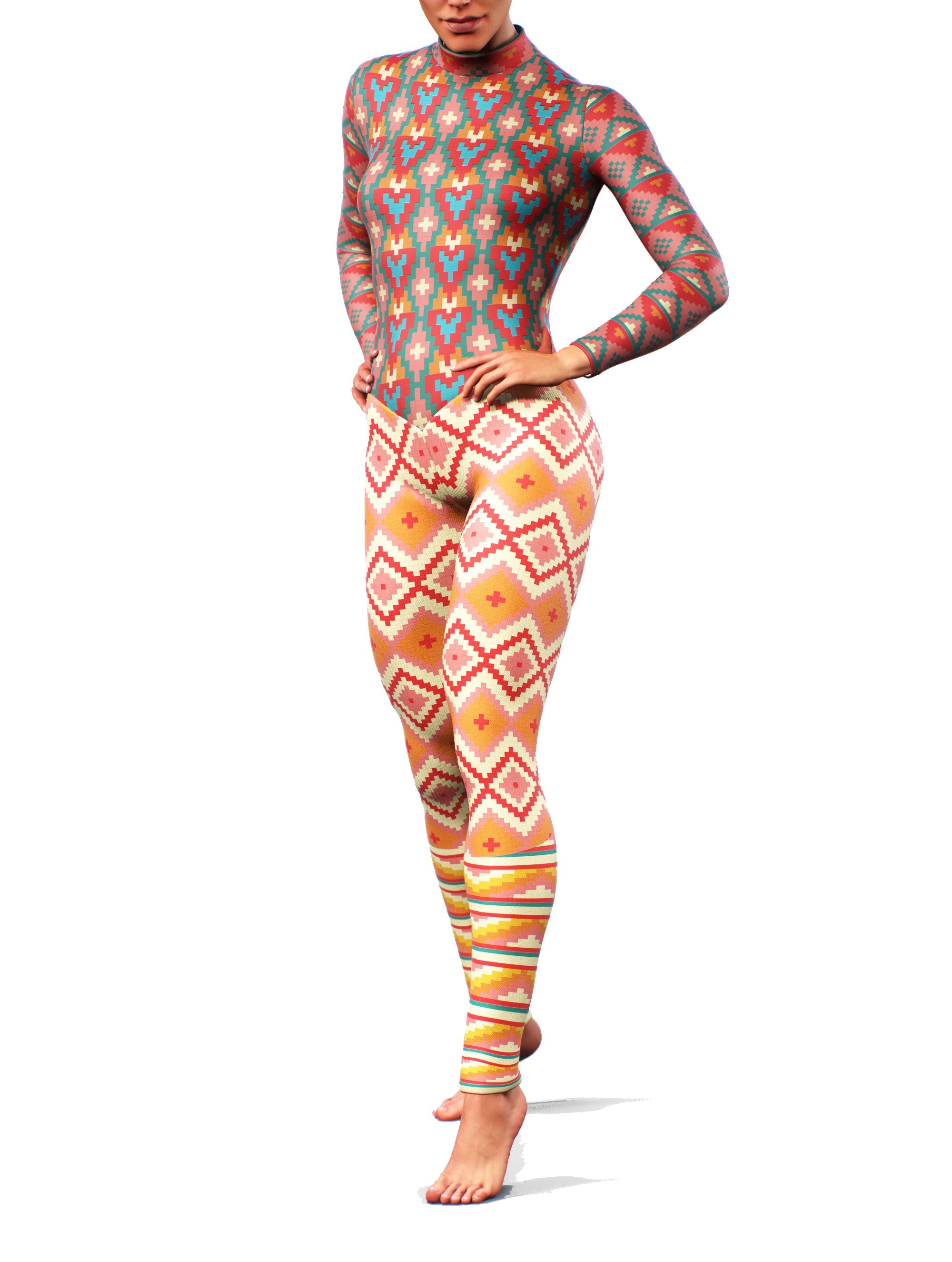 Ethiopian Sun Full Suit-unitard-bootysculpted