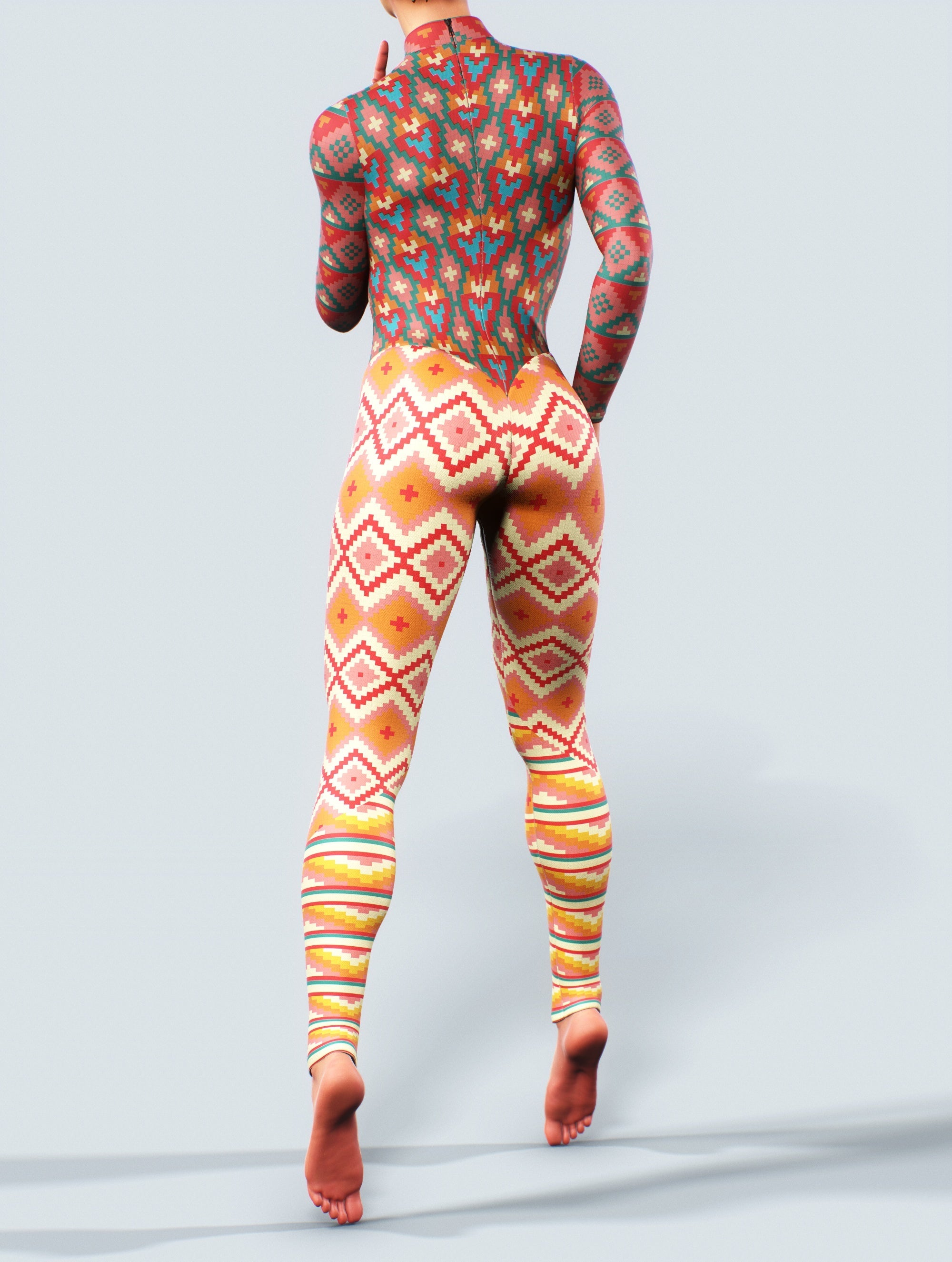 Ethiopian Sun Full Suit-unitard-bootysculpted