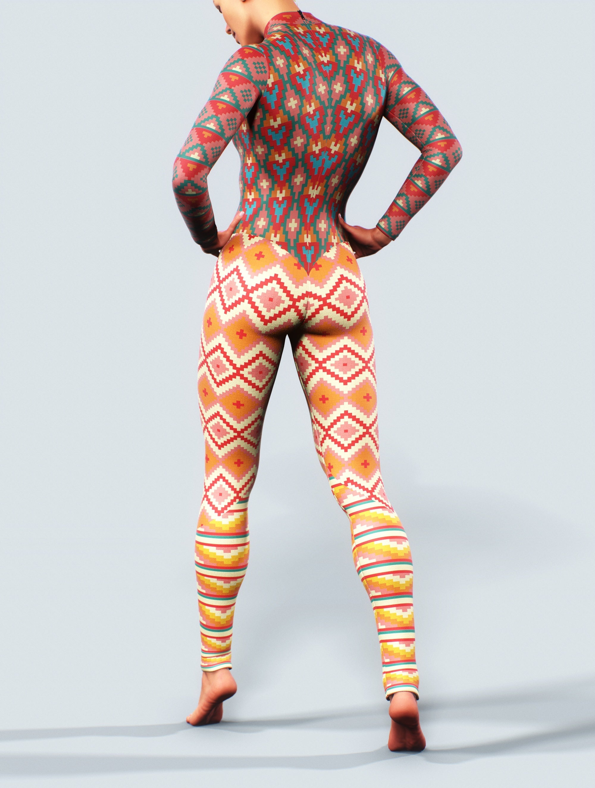 Ethiopian Sun Full Suit-unitard-bootysculpted
