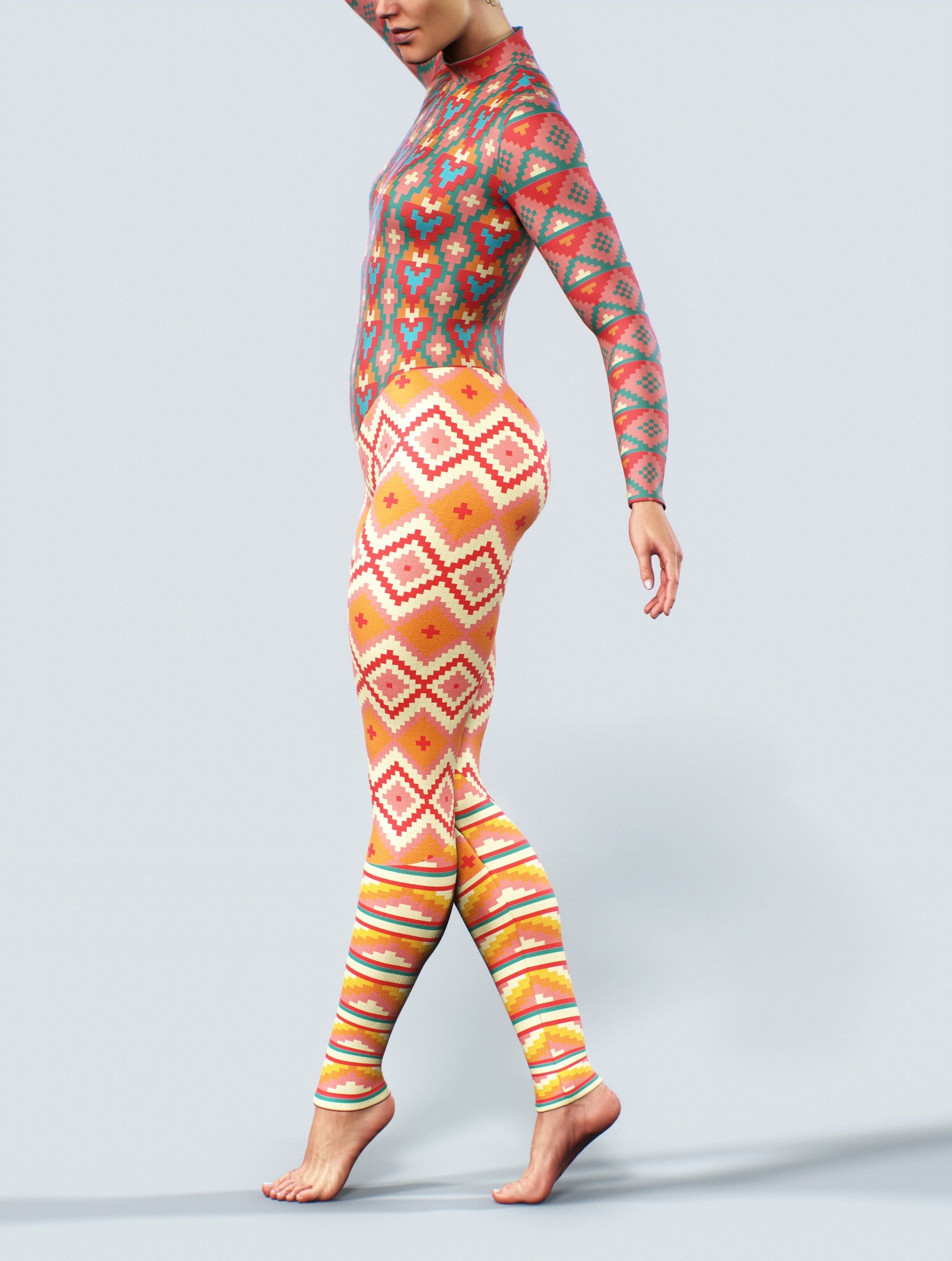 Ethiopian Sun Full Suit-unitard-bootysculpted
