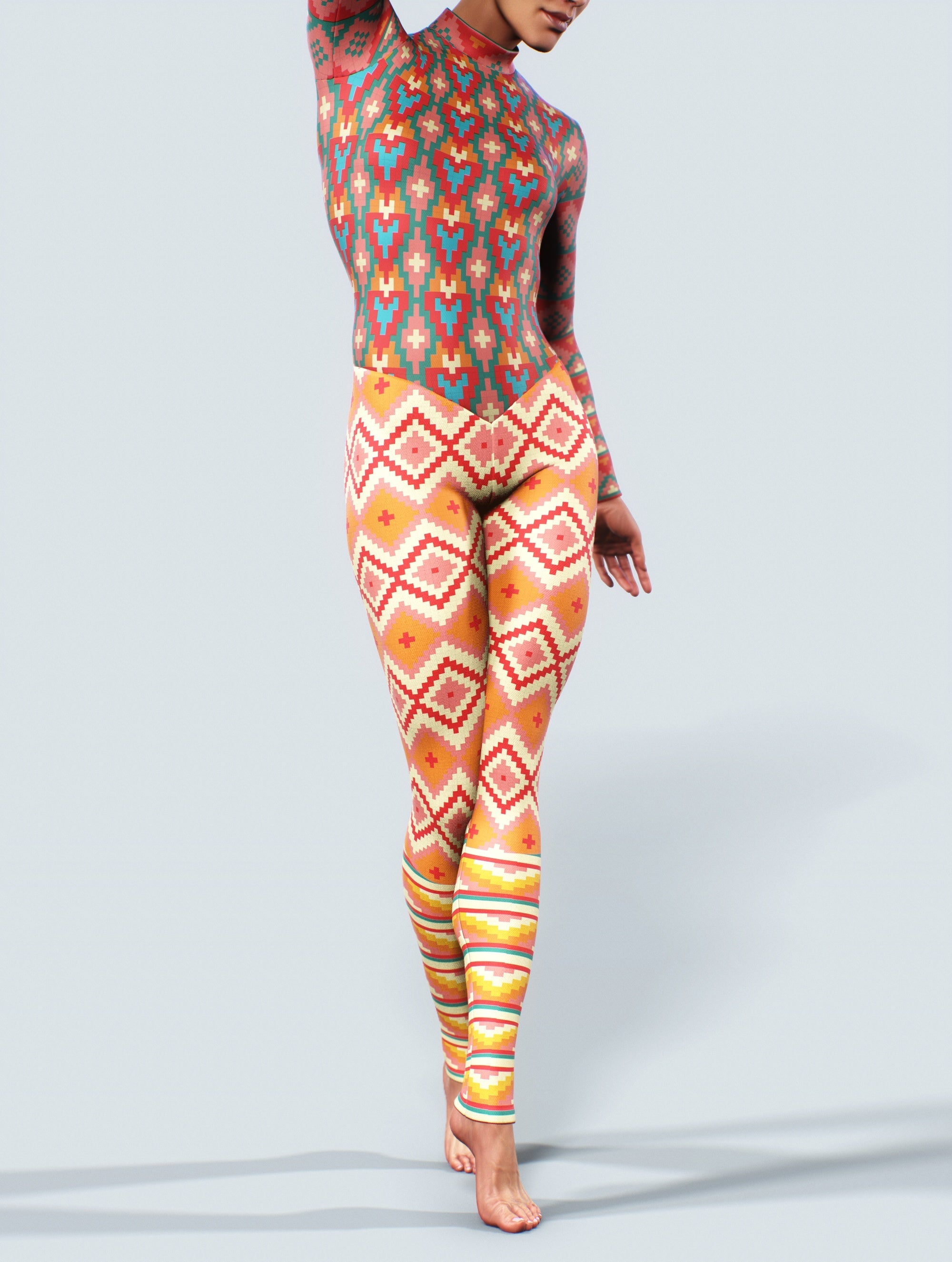 Ethiopian Sun Full Suit-unitard-bootysculpted