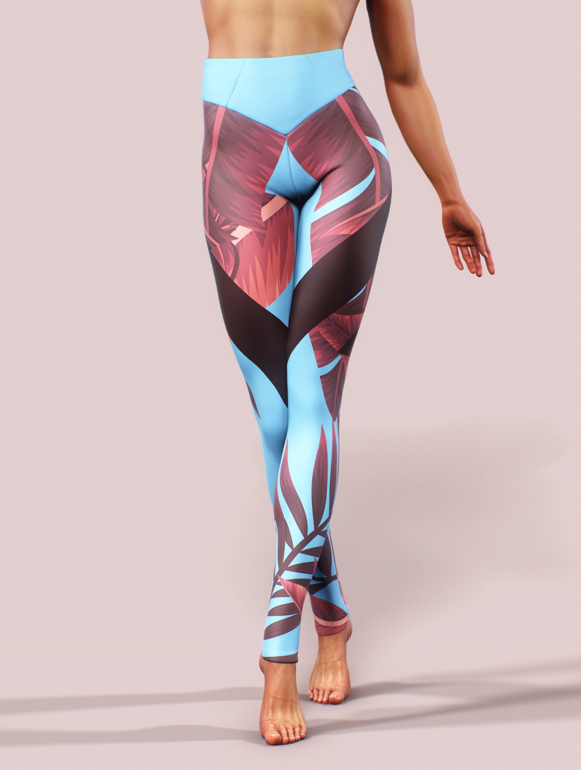 Exotic Printed Leggings-High waisted leggings-bootysculpted
