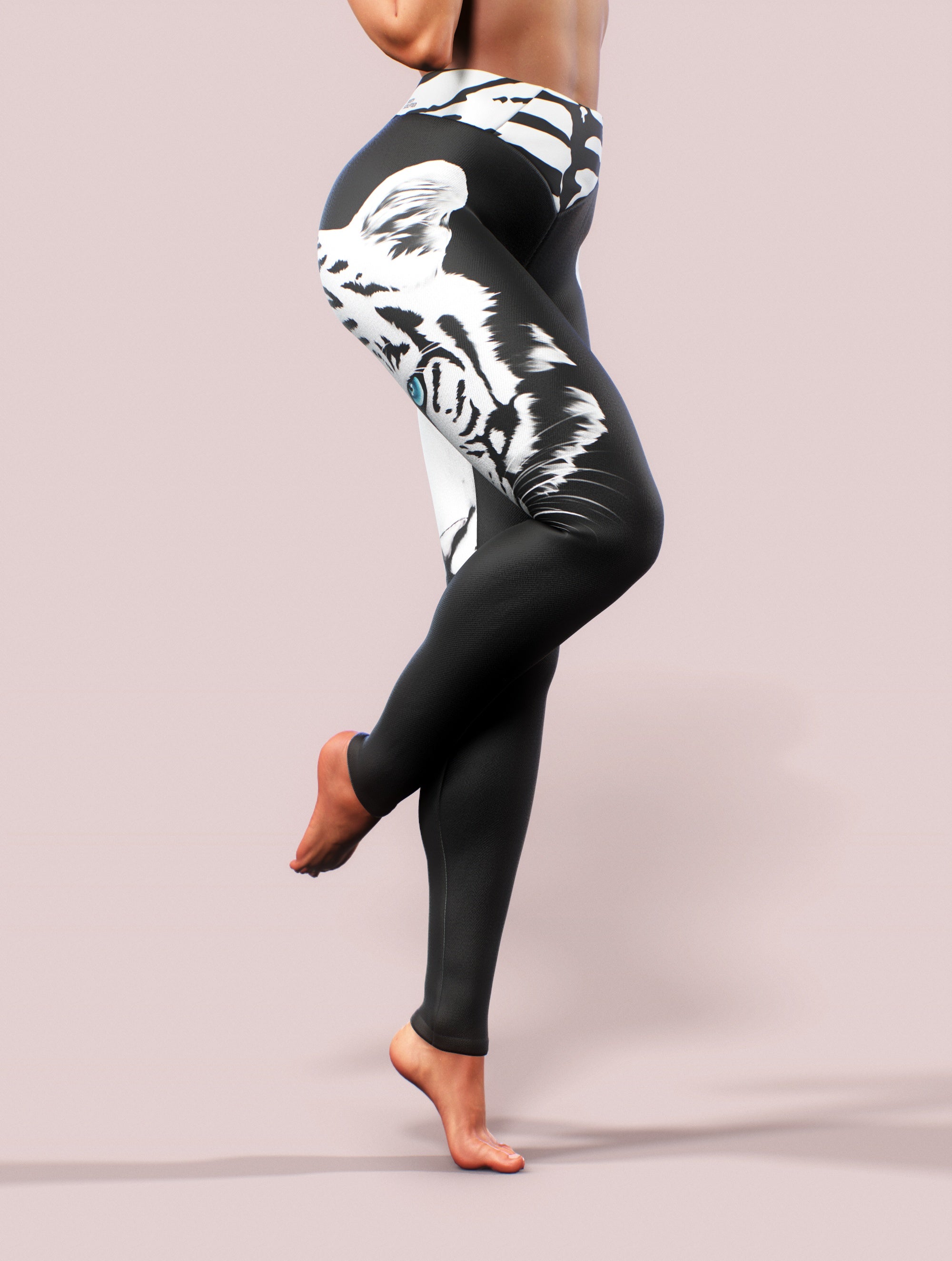 Eyes of a Tiger Yoga Pants-High waisted leggings-bootysculpted