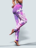 Fairytale Purple Tights-High waisted leggings-bootysculpted