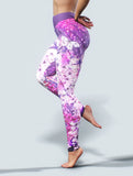 Fairytale Purple Tights-High waisted leggings-bootysculpted