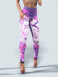 Fairytale Purple Tights-High waisted leggings-bootysculpted