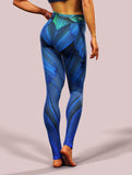 Feather of Paradise Leggings-High waisted leggings-bootysculpted