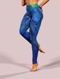 Feather of Paradise Leggings-High waisted leggings-bootysculpted