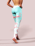 Flamingo Lake Yoga Pants-High waisted leggings-bootysculpted
