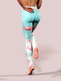 Flamingo Lake Yoga Pants-High waisted leggings-bootysculpted