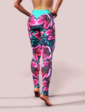 Floral Lilly Yoga Pants-High waisted leggings-bootysculpted
