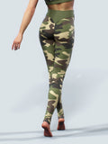 Forest Camo Leggings-High waisted leggings-bootysculpted