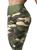 Forest Camo Leggings-High waisted leggings-bootysculpted