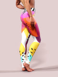 Fruity Smoothie Yoga Pants-High waisted leggings-bootysculpted