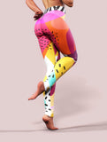 Fruity Smoothie Yoga Pants-High waisted leggings-bootysculpted