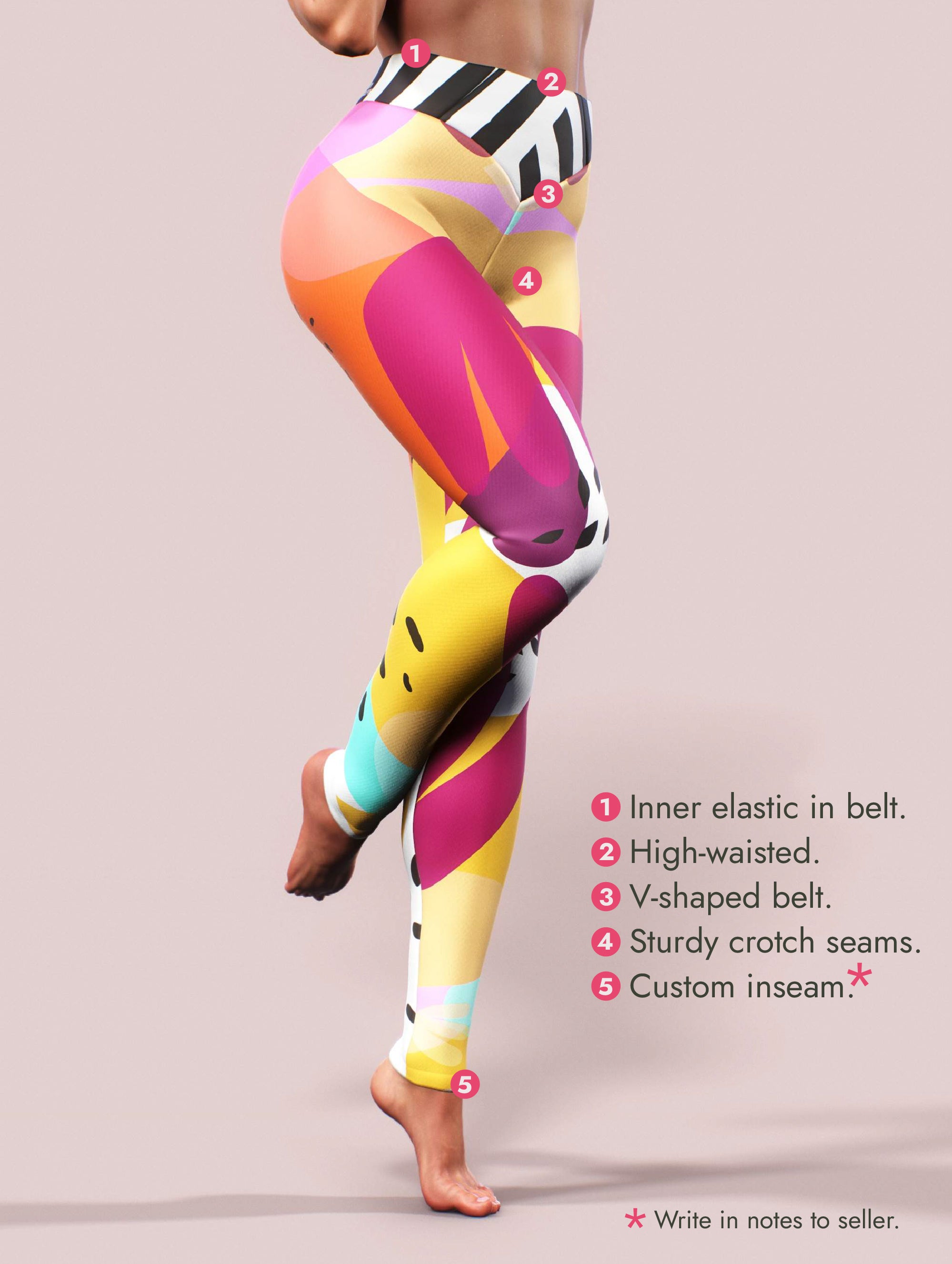 Fruity Smoothie Yoga Pants