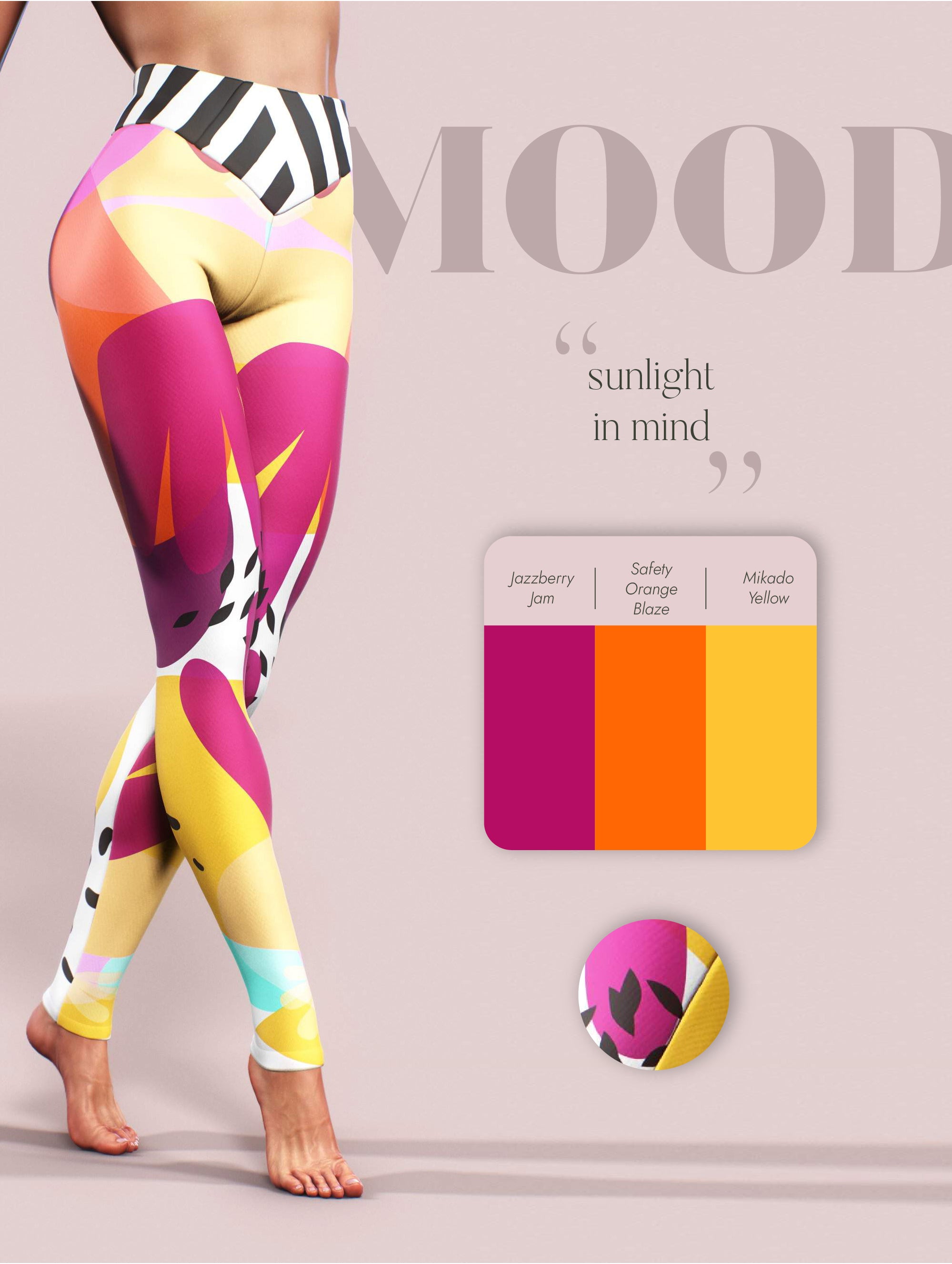 Fruity Smoothie Yoga Pants