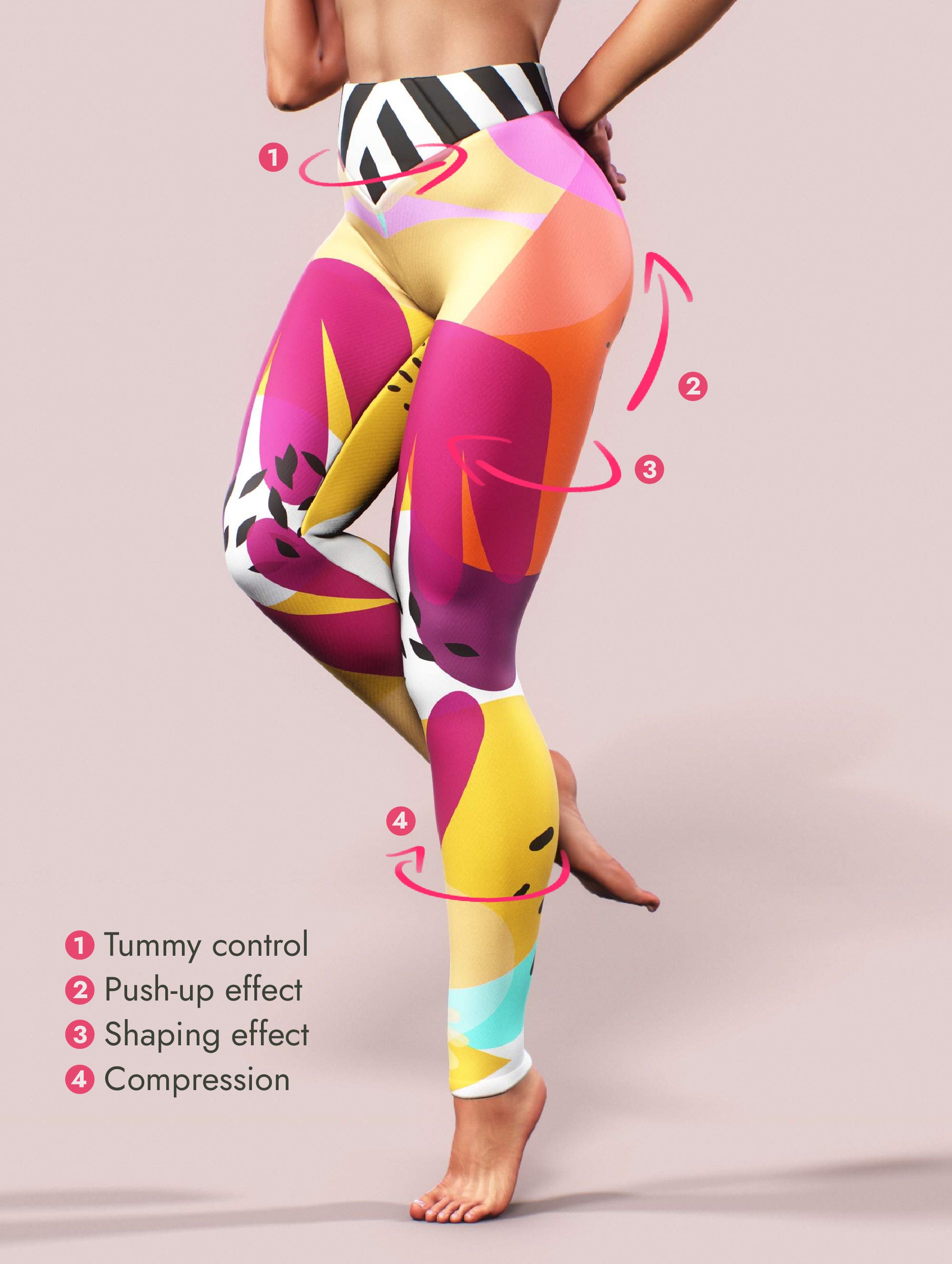 Fruity Smoothie Yoga Pants