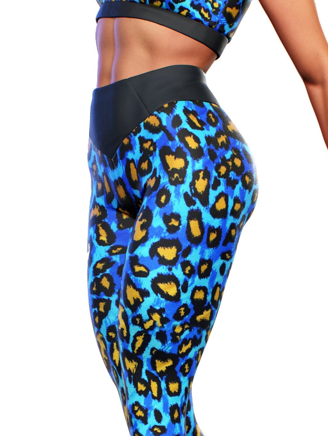 Funky Leopard Leggings-High waisted leggings-bootysculpted