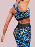 Funky Leopard Sports Bra-Sports bra-bootysculpted