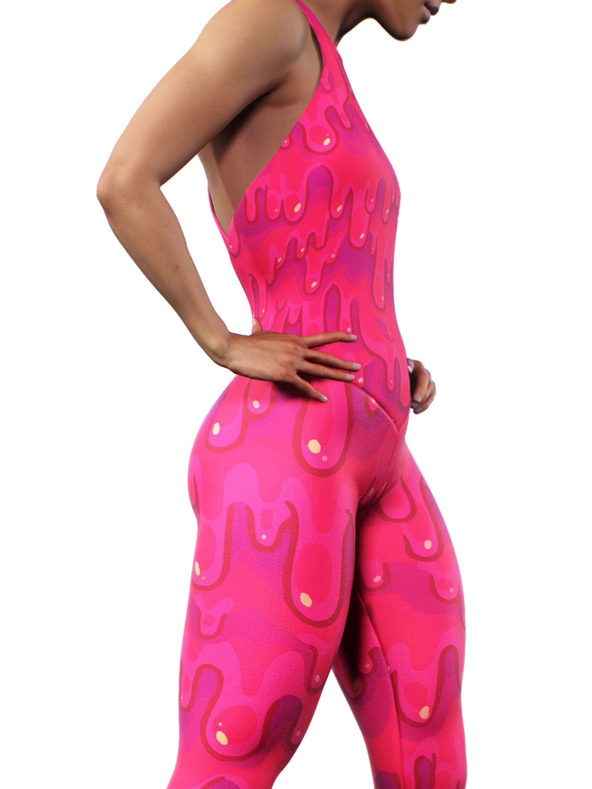 Fuschia Wet Catsuit-bootysculpted