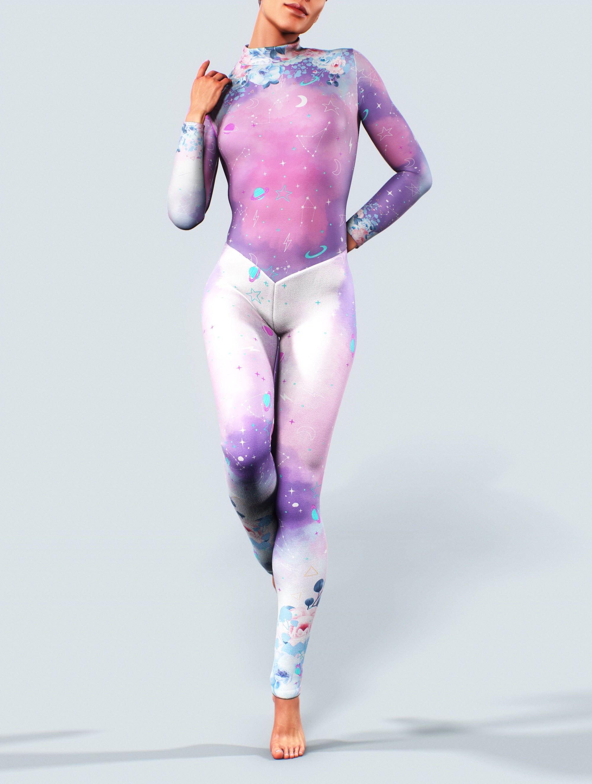Galaxy Dreaming Catsuit-unitard-bootysculpted