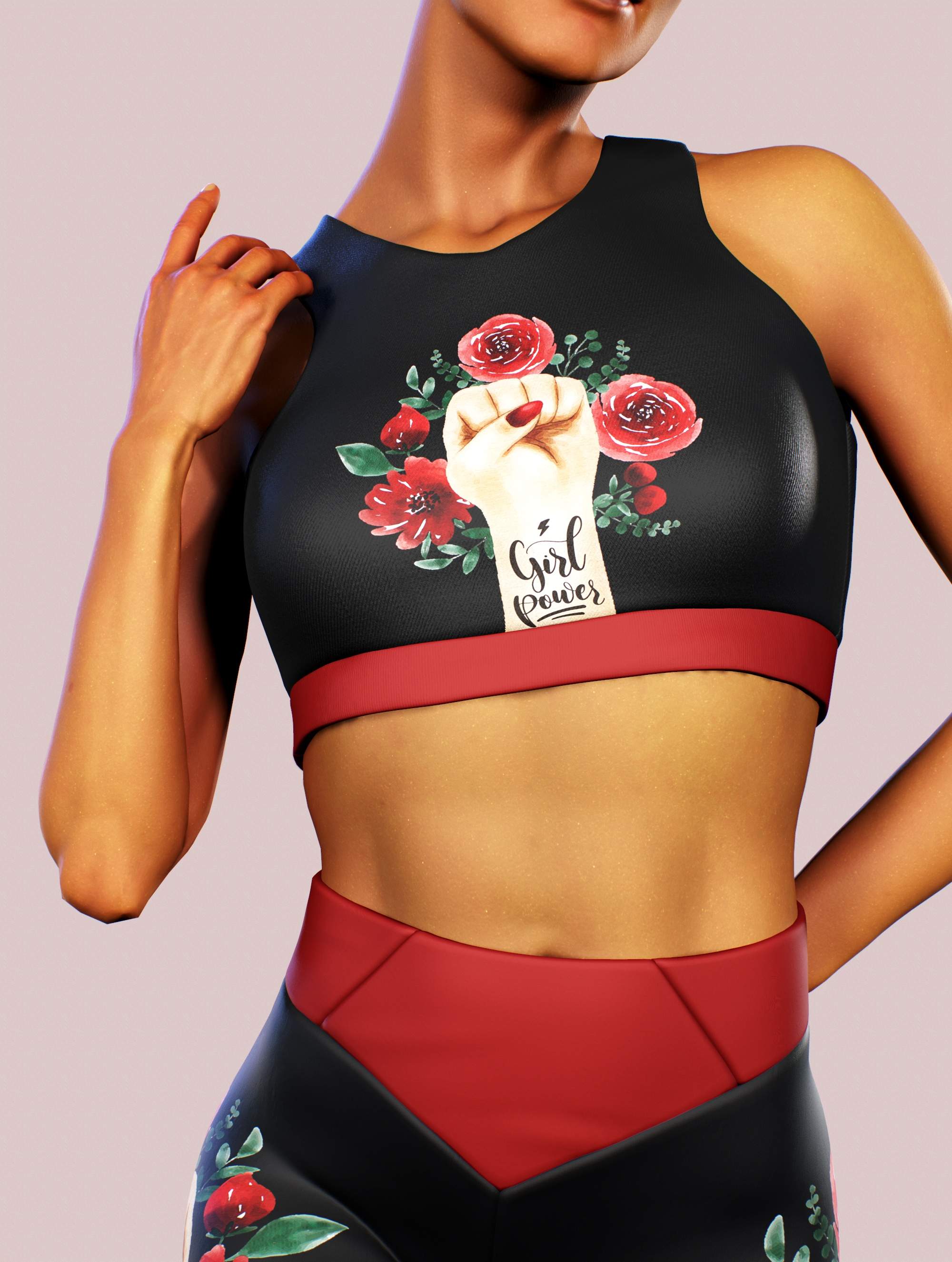 Girl Power Activewear Set-Activewear Set-bootysculpted