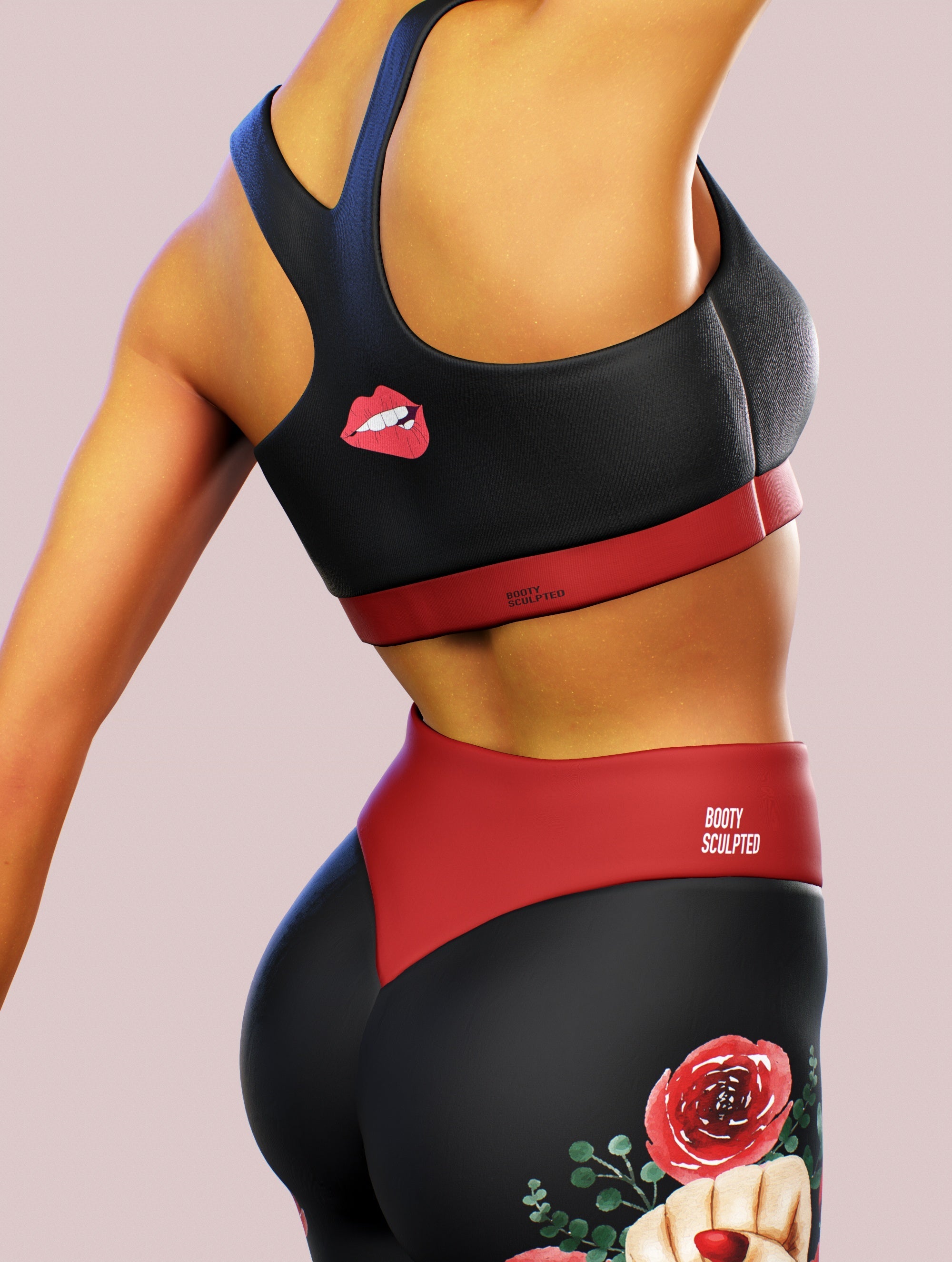 Girl Power Sports Bra-Sports bra-bootysculpted