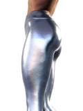 Glossy Silver Leggings