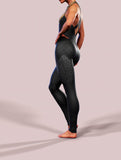 Golden Feathers Black Catsuit-unitard-bootysculpted