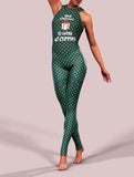 Green Xmas Plaid Bodysuit-unitard-bootysculpted